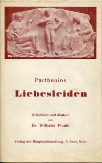 Parthenius: Parthenios Liebesleiden. (Umschlag)