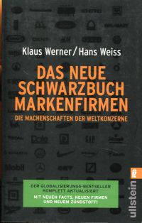 Werner-Lobo, Das neue Schwarzbuch Markenfirmen. (Umschlag)