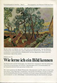Arz, Wie lerne ich ein Bild kennen. (Umschlag)