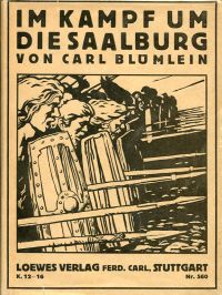Blümlein, Im Kampf um die Saalburg. (Umschlag)