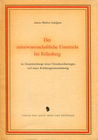 Lindgren, Der naturwissenschaftliche Unterricht bei Fellenberg im Zusammenhange (Umschlag)
