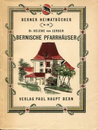 Lerber, Bernische Pfarrhäuser. (Umschlag)