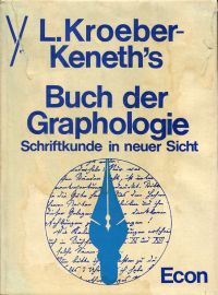 Kroeber-Keneth, Buch der Graphologie. (Umschlag)