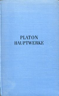 Platon: Hauptwerke. (Umschlag)