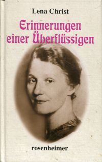 Christ, Erinnerungen einer Überflüssigen. (Umschlag)