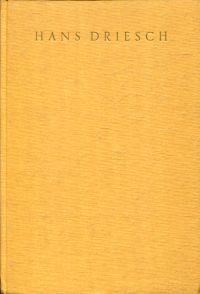 Wenzl, Hans Driesch. (Umschlag)