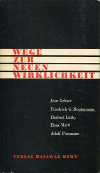 Wege zur neuen Wirklichkeit. (Umschlag)