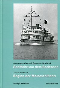 Schiffahrt auf dem Bodensee. (Umschlag)