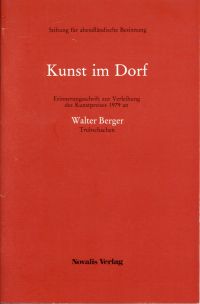 Kunst im Dorf. (Umschlag)