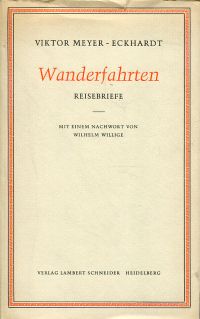 Meyer-Eckhardt, Wanderfahrten. (Umschlag)