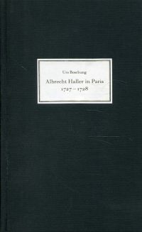 Boschung, Albrecht Haller in Paris. (Umschlag)