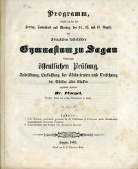 Franke, Joh. Bakium orationem primam in L. Catilinam a Cicerone male abiudicasse (Umschlag)