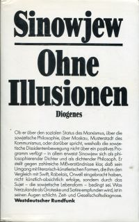 Sinojew, Ohne Illusionen. (Umschlag)