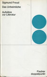 Freud, Das Unheimliche. (Umschlag)