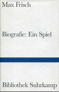 Frisch, Biografie: ein Spiel. (Umschlag)