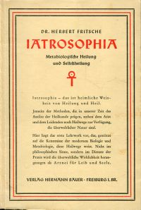 Fritsche, Iatrosophia. (Umschlag)