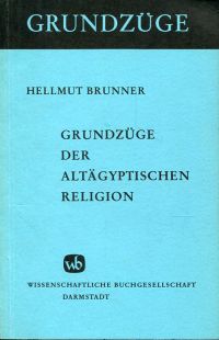 Brunner, Grundzüge der altägyptischen Religion. (Umschlag)