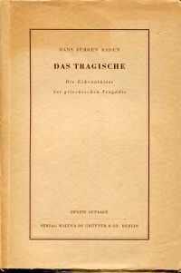 Baden, Das Tragische. (Umschlag)