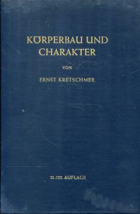 Kretschmer, Körperbau und Charakter. (Umschlag)