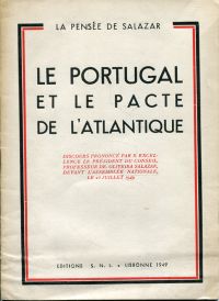 Salazar, Le Portugal et le Pacte de l'Atlantique. (Umschlag)