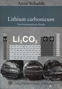 Schadde, Lithium carbonicum. (Umschlag)