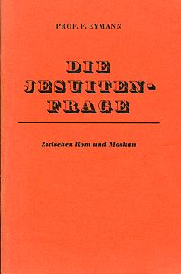 Eymann, Die Jesuitenfrage. (Umschlag)