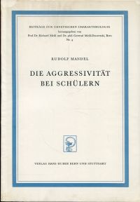 Mandel, Aggressivität bei Schülern (Umschlag)