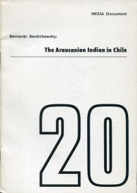Berdichewsky, The Araucanian Indian in Chile. (Umschlag)