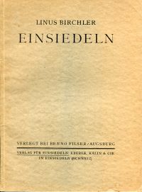 Birchler, Führer durch die Kunst des Stiftes Einsiedeln. (Umschlag)