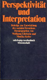 Edelstein, Perspektivität und Interpretation. (Umschlag)