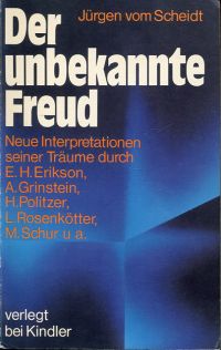 vom Scheidt, Der unbekannte Freud. (Umschlag)