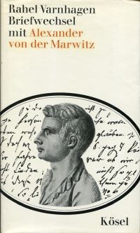 Varnhagen, Briefwechsel mit Alexander von der Marwitz, Karl von Finckenstein, Wi (Umschlag)