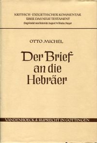 Michel, Der Brief an die Hebräer. (Umschlag)