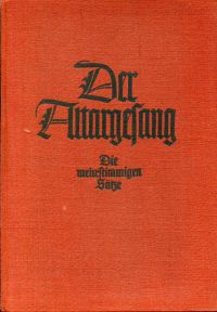 Handbuch der deutschen evangelischen Kirchenmusik. (Umschlag)