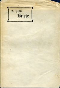 Hilty, Briefe. (Umschlag)