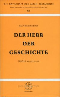 Eichrodt, Der Herr der Geschichte. (Umschlag)