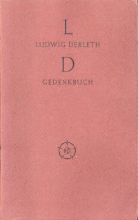 Ludwig Derleth Gedenkbuch. (Umschlag)