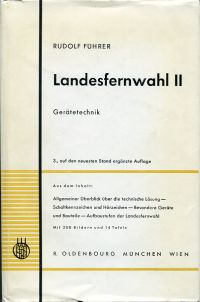 Führer, Landesfernwahl, Band 2: Gerätetechnik. (Umschlag)