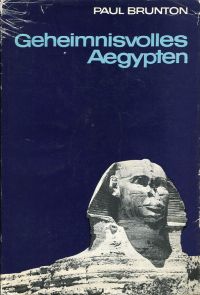 Brunton, Geheimnisvolles Ägypten. (Umschlag)