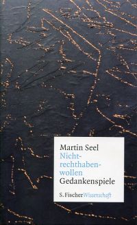 Seel, Nichtrechthabenwollen. (Umschlag)