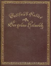 Keller, Der grüne Heinrich. (Umschlag)