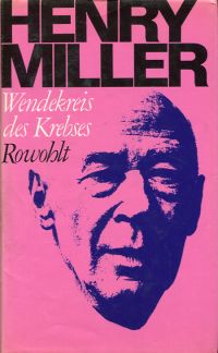 Miller, Wendekreis des Krebses. (Umschlag)