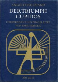 Poliziano, Der Triumph Cupidos "Stanze". (Umschlag)