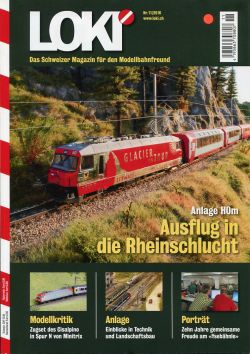 LOKI. Das Schweizer Magazin für Eisenbahn- und Modellbahnfreunde, 11 (2016) (Umschlag)