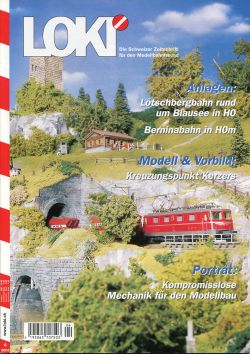 LOKI. Das Schweizer Magazin für Eisenbahn- und Modellbahnfreunde, 4 (2003) (Umschlag)