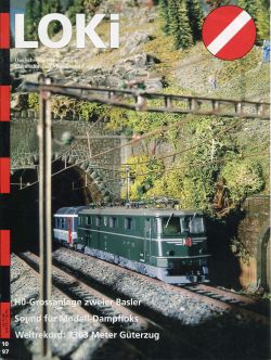 LOKI. Das Schweizer Magazin für Eisenbahn- und Modellbahnfreunde, 10 (1997) (Umschlag)