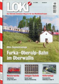 LOKI. Das Schweizer Magazin für Eisenbahn- und Modellbahnfreunde, 11 (2005) (Umschlag)