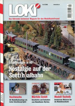LOKI. Das Schweizer Magazin für Eisenbahn- und Modellbahnfreunde, 9 (2005) (Umschlag)