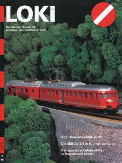 LOKI. Das Schweizer Magazin für Eisenbahn- und Modellbahnfreunde, 2 (1996) (Umschlag)