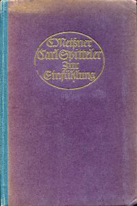 Meissner, Carl Spitteler. (Umschlag)